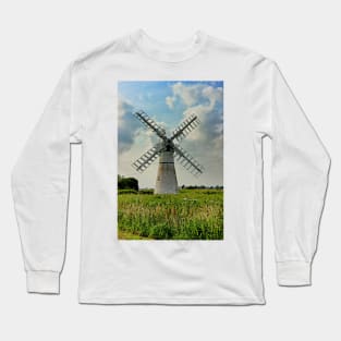 Thurne Dyke Drainage Mill Long Sleeve T-Shirt